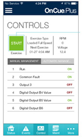 Controle los dispositivos conectados al generador